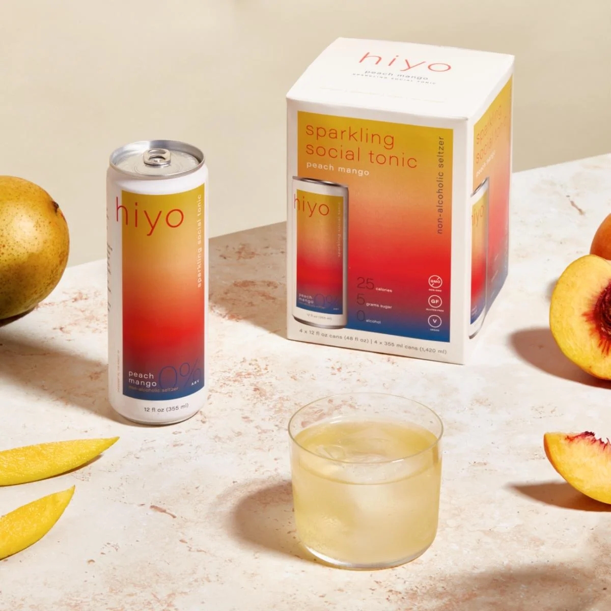 Hiyo Peach & Mango 4pk