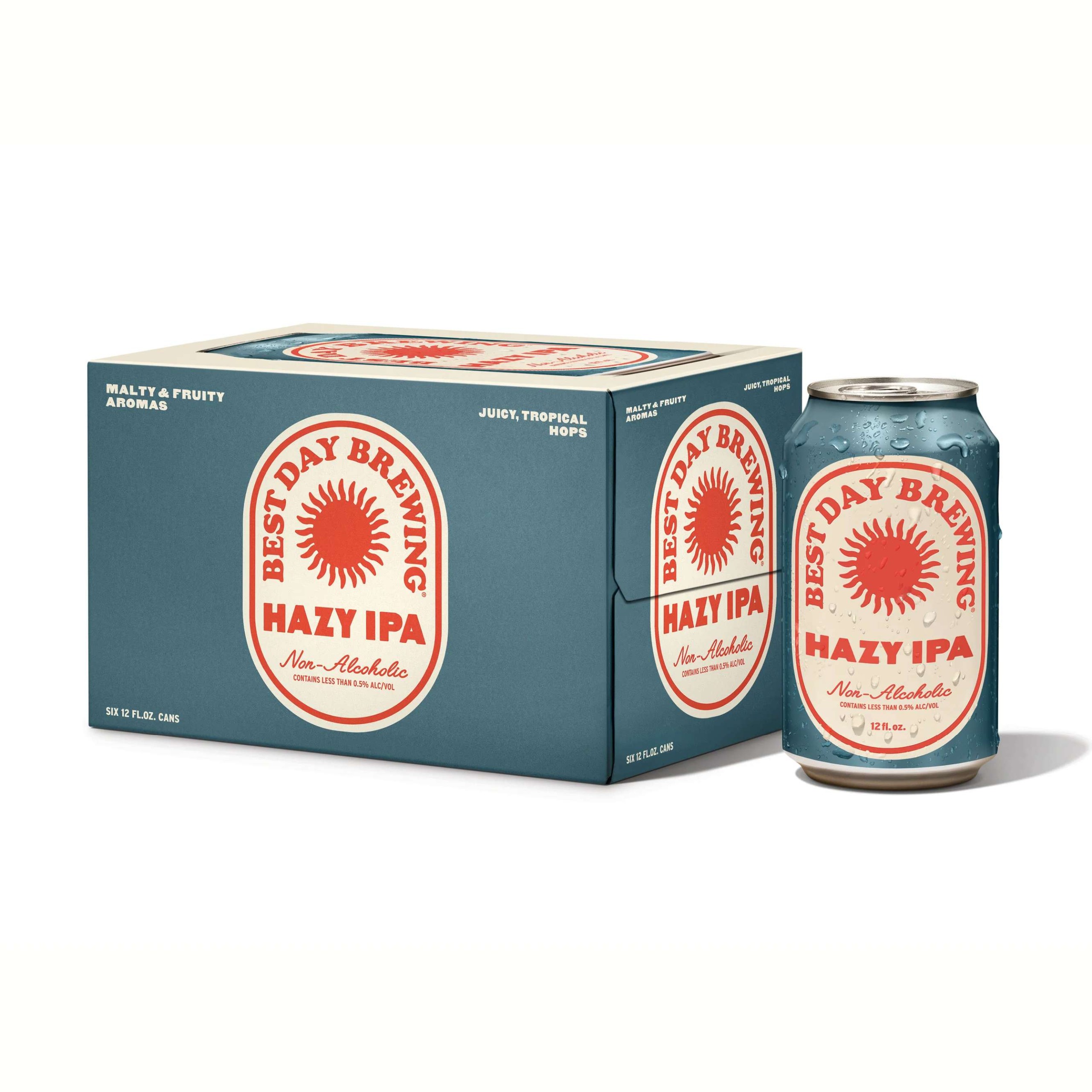 Best Day Brewing Non-Alcoholic Hazy IPA 6pk Cans