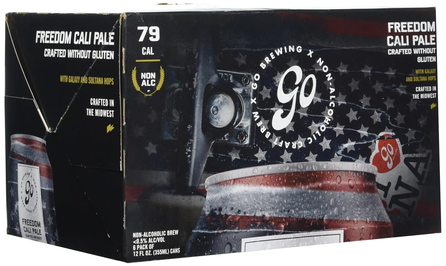 Go Brewing Non-Alcoholic Freedom Pale Ale 6pk Cans