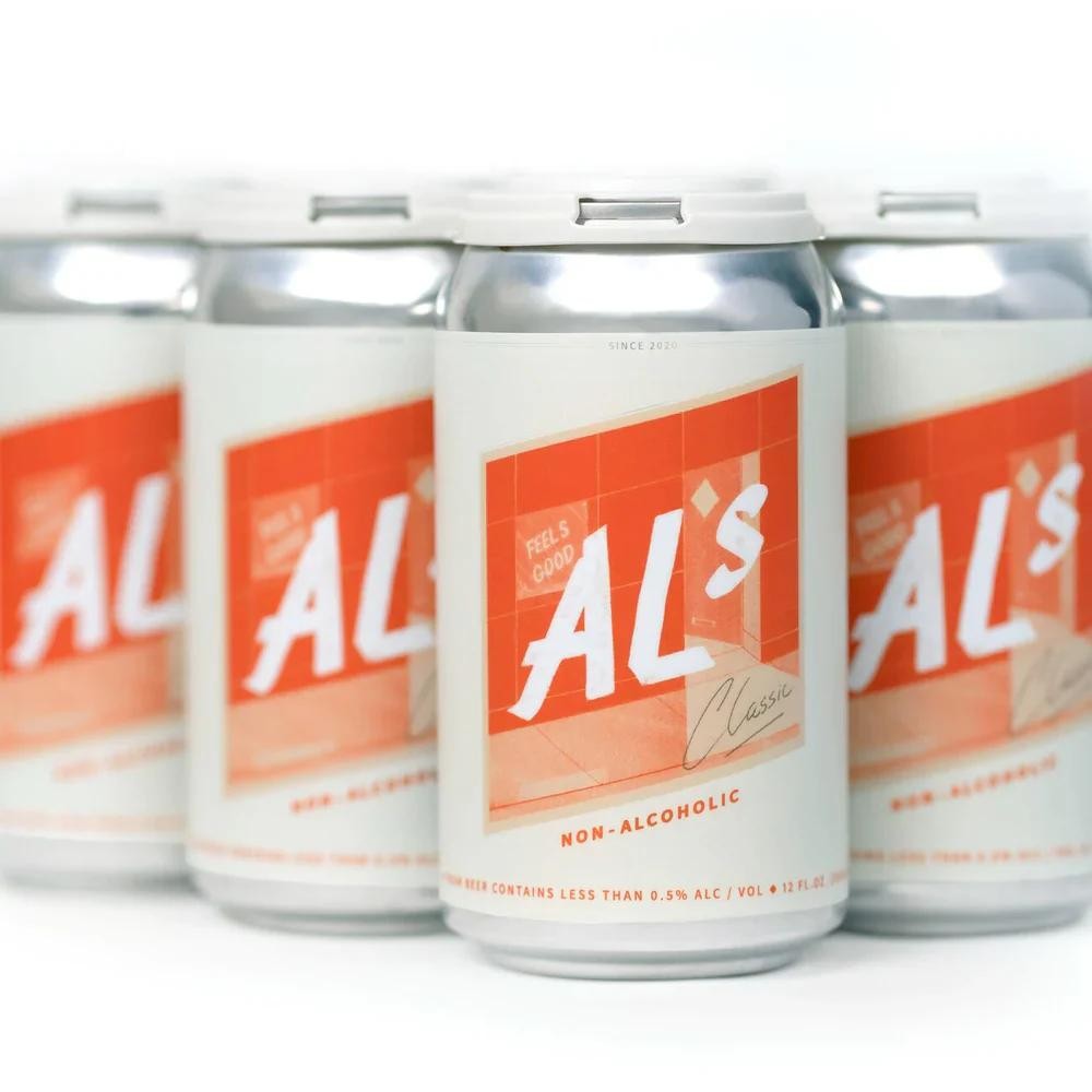 Al ' S Non-Alcoholic Classic Lager 6pk Cans