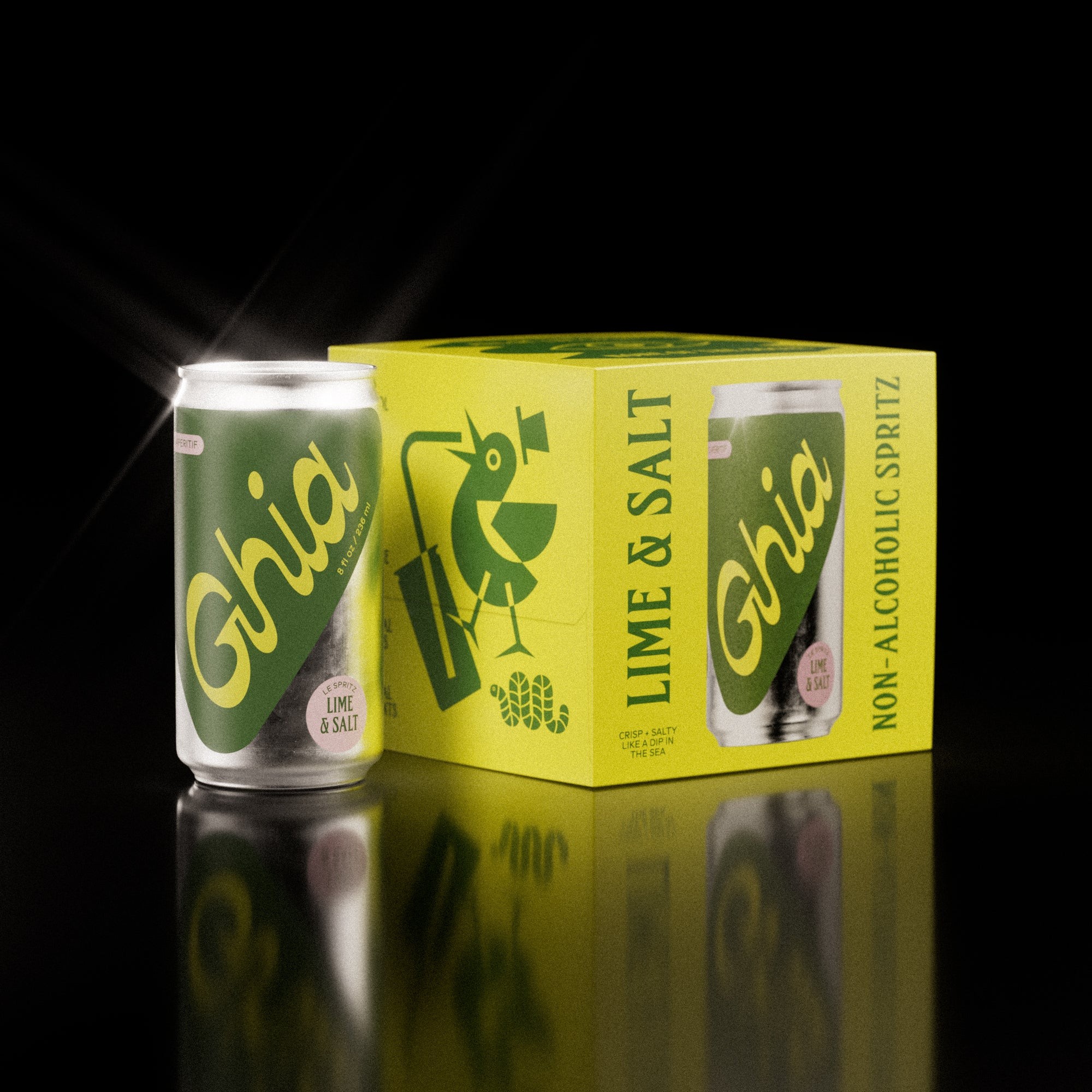 Ghia Lime and Salt Spritz 4pk Cans
