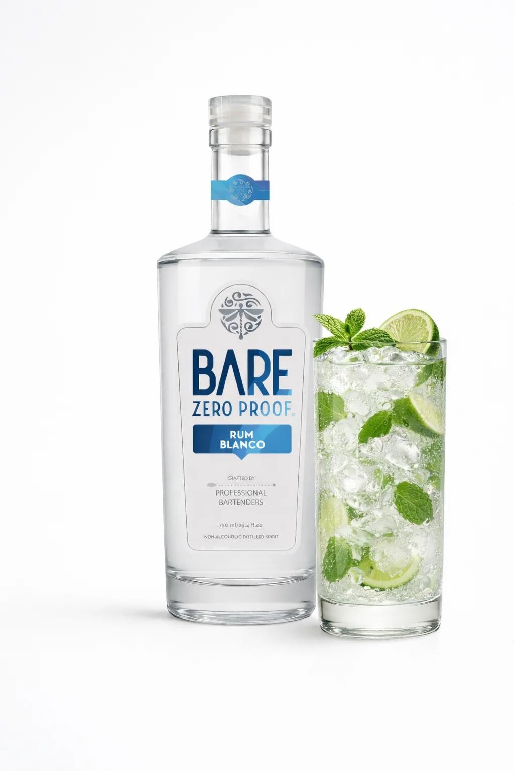 Bare Zero Proof Rum Blanco